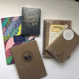 NWT Set of 5 Blank Notebooks